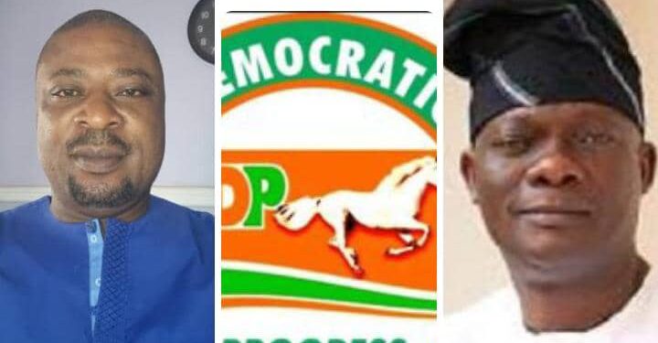 Yinka Folahan with Teslim Folarin