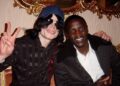 African-American Singer Akon with Michael Jackson