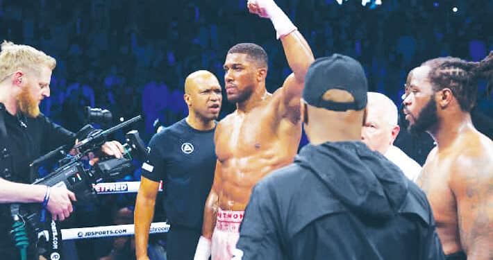 Anthony Joshua breaks London jinx, beats Franklin