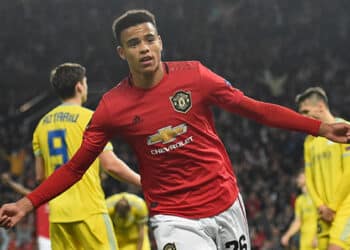Manchester United's striker Mason Greenwood.