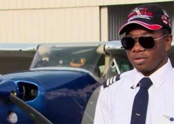 gabriel carothers youngest black pilot in New Mexico