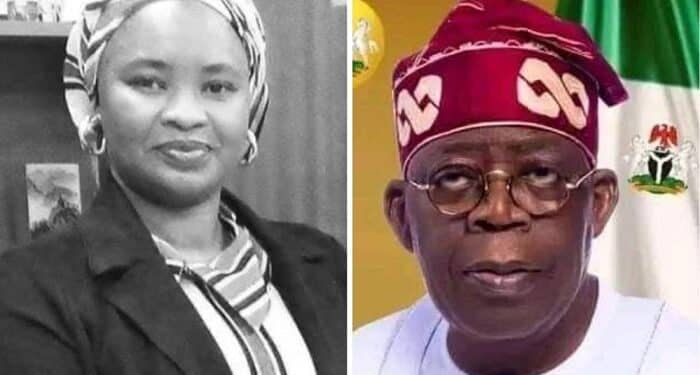 Bola Tinubu with Hajia Bilqīs Abdul