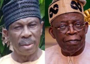 Ronald Olumuyiwa Ogunleye with Bola Tinubu