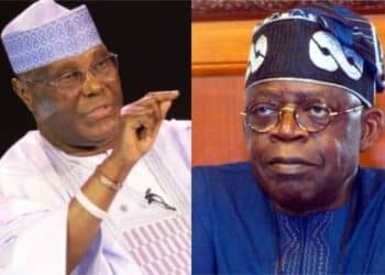 Atiku Abubakar with Bola Tinubu