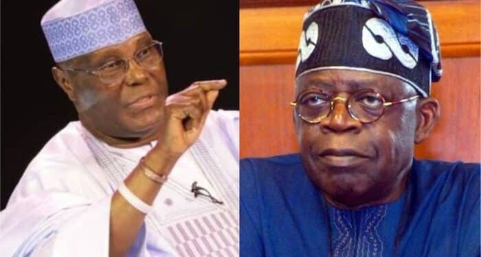 Atiku Abubakar with Bola Tinubu