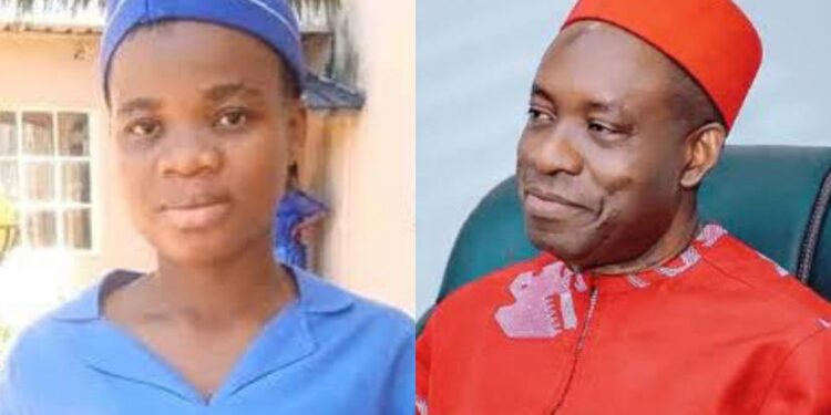 Ejikeme Mmesoma with Charlse Soludo