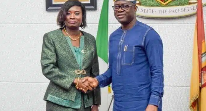 Prof Adeyemo with Seyi Makinde