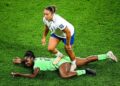 England forward Lauren James Alozie ban