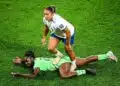 England forward Lauren James Alozie ban