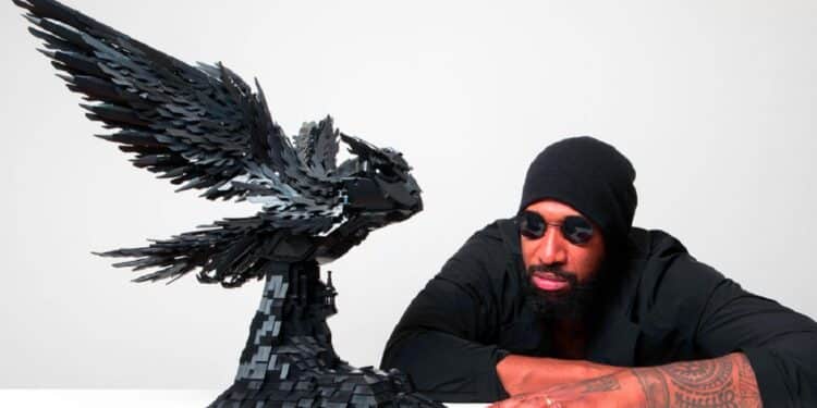 Ghanaian Canadian Lego sculptor building a Black universe