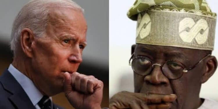 United States of America President Joe Biden with Nigerian President Bola Tinubu