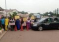 Protest Rocks APC National Secretariat
