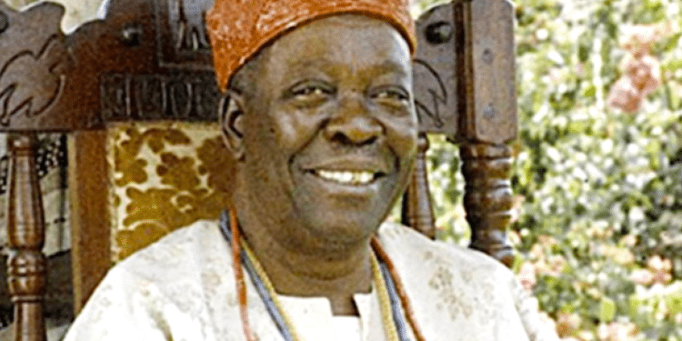 Ooni Adesoji Aderemi who was dubbed Governor of the Western Region in Nigeria and across the Commonwealth