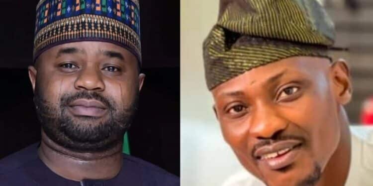 Zaccheus Adedeji with Idowu Lamidi