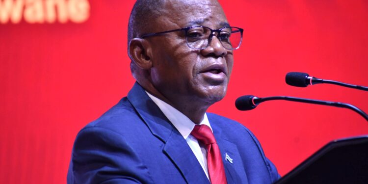 The Vice President Republic of Botswana, Slumber Tsogwane at the 2023 Africa Tourism Leadership Forum & Award