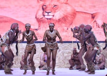 Nca'nca ase traditional dance troupe