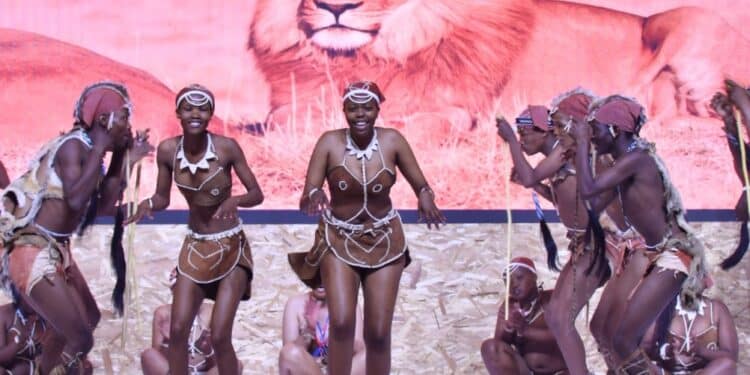 Nca'nca ase traditional dance troupe