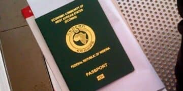 Nigerian Passport for South Africa Visa