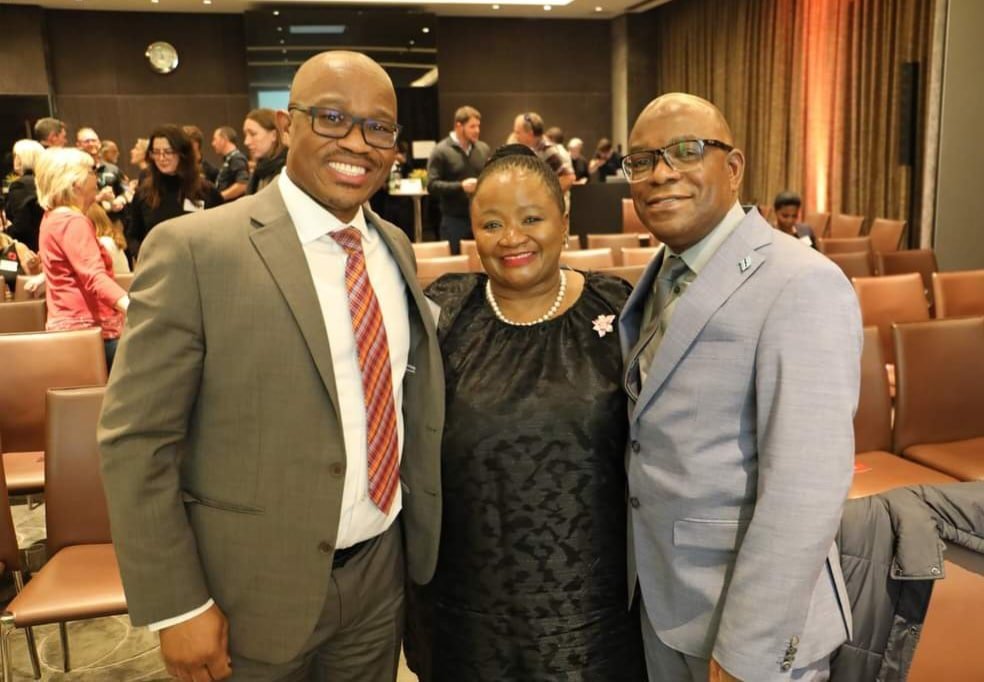 BTO Acting CEO Keitumetse Setlang, at WTM London