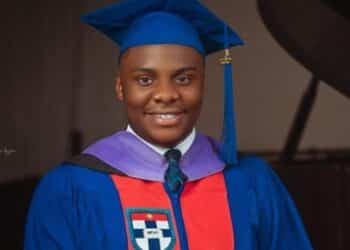 Chijoke Ukomadu first-class in Law at Afe Babalola University