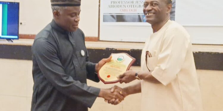 UCH CMD Prof Jesse Otegbayo with Me Lekan Baderin