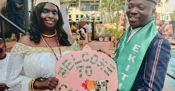 Canada Deputy High Commissioner with Ojo-Lanre