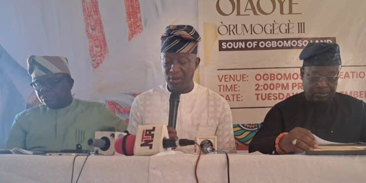 Oba Gjandi Afolabi Olaoye coronation