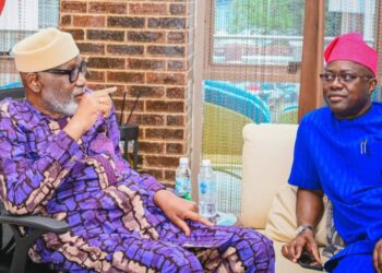 Rotimi Akeredolu with Seyi Makinde