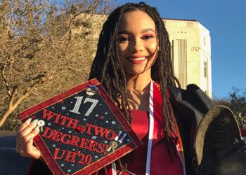 Salenah Cartier is the youngest Graduate at University of Houston