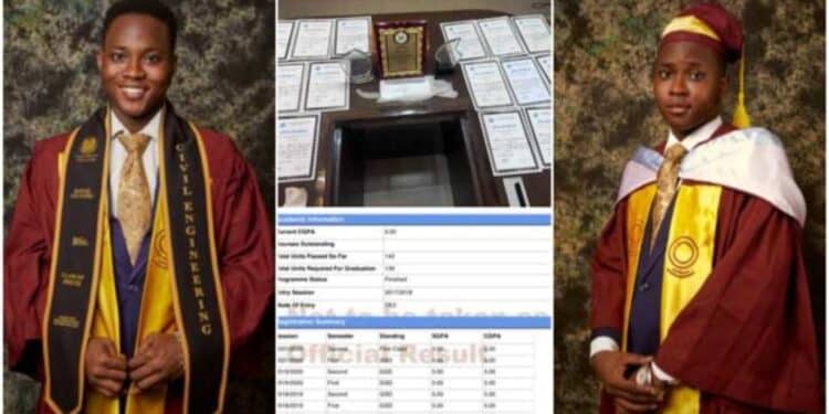 UNILAG Overall Best Student, Akanmu David Oluwatomiwa