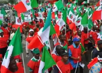 Nigeria Labour Congress - NLC - protest Living Wage and Nigerian Workers, electricity tariff hike - Air Peace protest