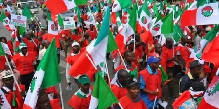 Nigeria Labour Congress - NLC - protest Living Wage and Nigerian Workers, electricity tariff hike - Air Peace protest