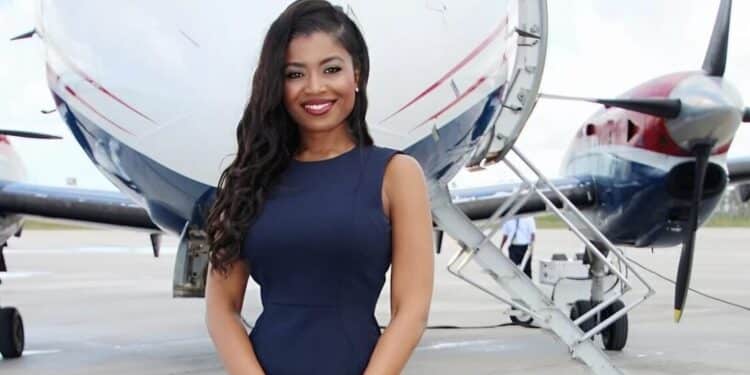 Rexy Rolle Aircraft Western Air's CEO Sherrexcia Rexy Rolle