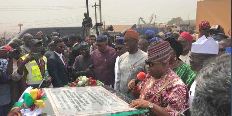 Senator Ademola Adeleke with Oyo Governor, Makinde