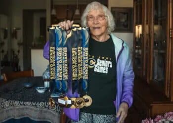 Betty Brussel 99-Year-Old Swimmer broke three world records in 100-plus age group