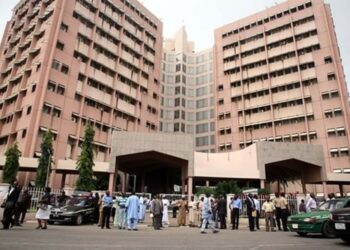 Civil servants at the Federal Secretariat, Abuja