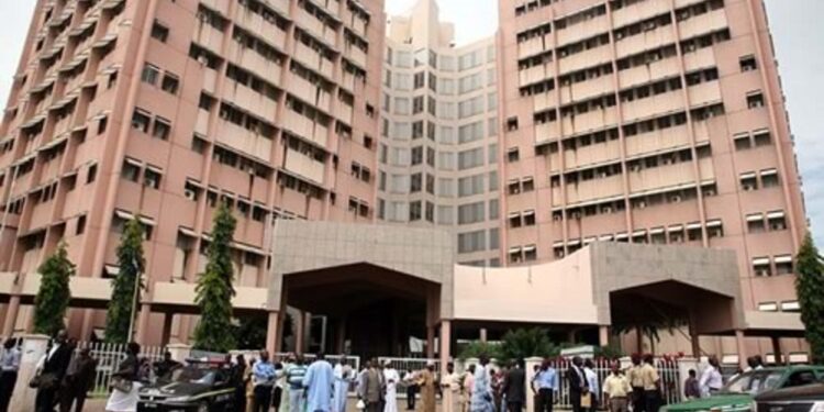 Civil servants at the Federal Secretariat, Abuja