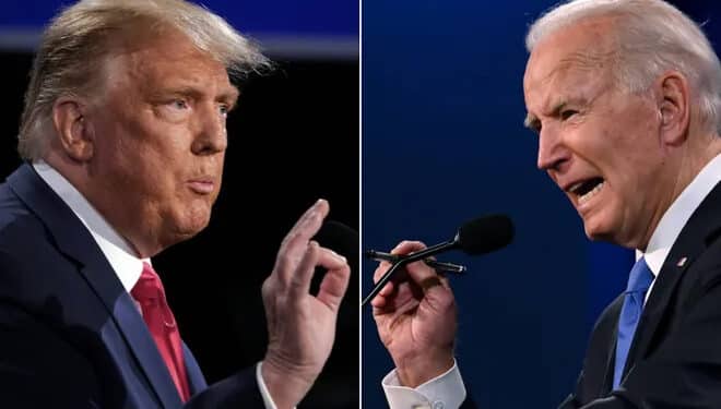 Donald Trump and Joe Biden