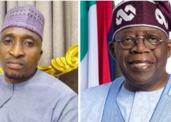 Hon Odufuwa with Bola Tinubu