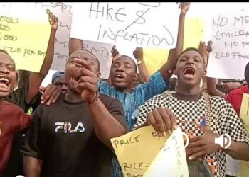 Protest in Ibadan against high cost of Living