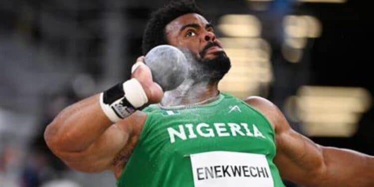 chukwuebuka enekwachi Nigerian Sets New African - shot put world record