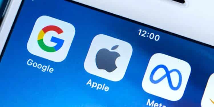 Apple, Meta and Google