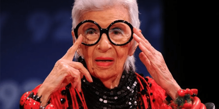 Iris Apfel - US fashion designer