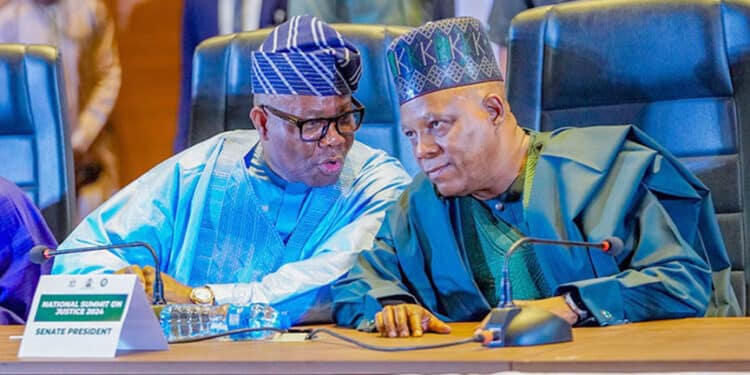 Godswill Akpabio and Vice President Kashim Shetima Charge Judiciary On Sustainable Reforms