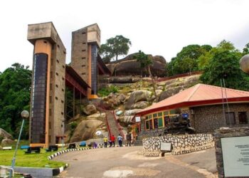 Olumo Rock in Abeokuta Ogun State