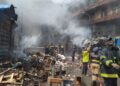 Three Buildings Collapse In Lagos Market Fire