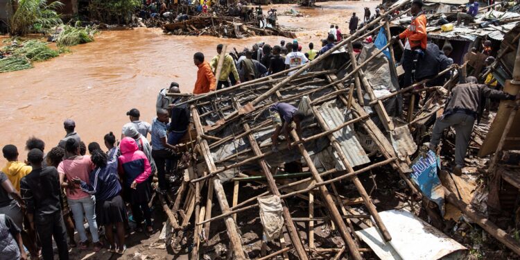 flash floods sweep through half of Kenya