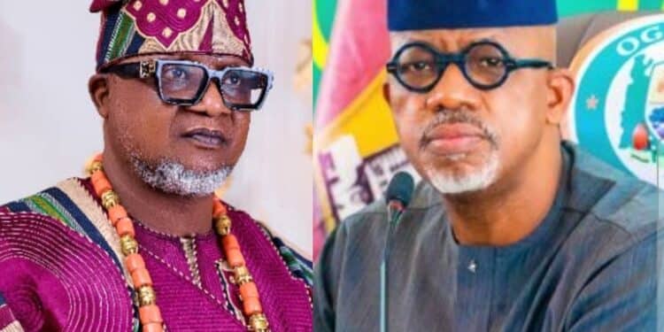 Chief Adewale Adesina with Dapo Abiodun