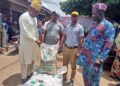 Odebunmi Distributes Palliatives to Constituents