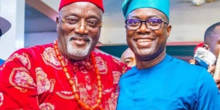 Seyi Makinde with Adedeji Dhikrullahi Olajide Odidiomo